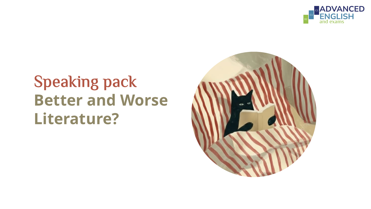 Speaking Pack: Better and Worse Literature?